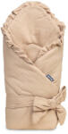  Muszlin babapólya fodorral 90x90cm - bézs (349893)