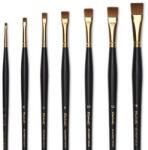 Raphaël 1872 Raphaël Kolinsky Gold lapos nyestszőr ecset - 06