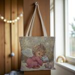  Karácsonyi angyalkás vászontáska 101823