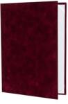  Oklevéltartó, A4, exkluzív, plüss, bordó (ISKE179) - officesprint