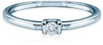 SAVICKI Inel de logodnă SAVICKI: aur alb, diamante - savicki - 4 239,00 RON