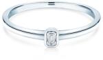 SAVICKI Inel de logodnă Pure: aur alb, diamant - savicki - 4 159,00 RON