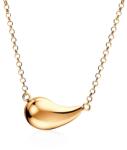 SAVICKI Colier lacrimă argint placat cu aur 50 cm - savicki - 360,00 RON