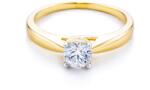 SAVICKI Inel de logodnă SAVICKI: aur bicolor, cu zirconiu - savicki - 3 395,00 RON