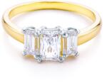 SAVICKI Inel de logodnă SAVICKI: aur bicolor, cu zirconiu - savicki - 3 870,00 RON