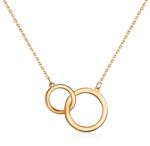 SAVICKI Colier cercuri aur 585 45 cm - savicki - 1 539,00 RON