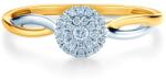 SAVICKI Inel de logodnă SAVICKI: aur bicolor, diamante - savicki - 4 577,00 RON
