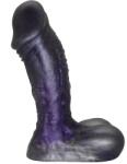 Guilty Toys Dildo Realist Ocean Wave, Silicon Lichid, Mov Inchis, 16.5 cm, Guilty Toys Dildo