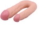 STD Dildo Dublu Realist Dario, PVC, Natural, 22 cm Dildo