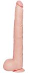 STD Dildo Realist Master cu Ventuza, PVC, Natural, 42 cm Dildo