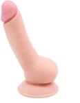 Guilty Toys Dildo Realist Erick cu Ventuza, PVC, Natural, 18.3 cm, Guilty Toys Dildo