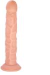 STD Dildo Realist Tim cu Ventuza la Baza, TPE Premium, Natural, 25 cm Dildo