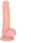 STD Dildo Realist Evan cu Ventuza la Baza, TPE Premium, Natural, 18.8 cm, Guilty Toys Dildo