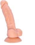 Guilty Toys Dildo Realist Mike cu Ventuza la Baza, TPE Premium, Natural, 19.8 cm, Guilty Toys Dildo