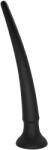 STD Dildo Anal Spear cu Ventuza, Silicon Lichid, Negru, 29 cm