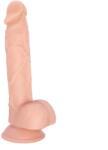 Guilty Toys Dildo Realist Oscar cu Ventuza la Baza, TPE Premium, Natural, 21 cm, Guilty Toys Dildo