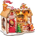 Rolife Puzzle 3D, Minicasuta DIY, Gingerbread House, Rolife, 250 piese