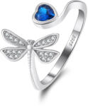 BeSpecial Inel argint 925 placat cu rodiu cu zirconiu safir (IRR19)