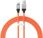 Baseus CoolPlay USB-A - Type-C kábel 100W 1m - narancssárga