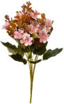 Clayre & Eef Buchet flori artificiale roz verzi 10x10x33 cm (6PL0380P)