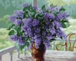 iPicasso Set pictura pe numere, cu sasiu, Liliac, 40x50 cm (PC4050163)