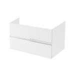 Fluminia Mobilier pentru lavoar pe blat 100 cm, alb lucios, Fluminia Toledo (TOLEDO-100 MOB ALB)