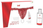 Intt Red Brazilian Panty + Slinding Gel