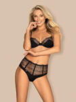 Obsessive Sharlotte 2-pcs set black S/M - primestars