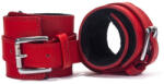 Devil Sticks Hand Cuffs Grain Leather Red/Black_B0O25_3