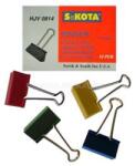 SAKOTA 51mm 12db/csomag színes iratcsipesz (HJV0814) (HJV0814)