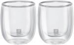 Zwilling Set 2 Pahare pentru Espresso Zwilling SORRENTO din Sticla Borosilicata 80ML Translucid (4009839326004) Pahar