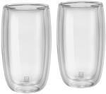 Zwilling Set 2 Pahare Pentru Latte Machiatto Zwilling 39500-078 Transparent 350ml Transparent (4009839326035) Pahar