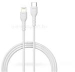 DEVIA ST394591 Kintone 1m 27W PD Type-C - Lightning fehér adat- és töltőkábel (ST394591) (ST394591)