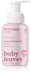 Attitude Baby Leaves Unscented tisztító hab 2 az 1-ben gyermekeknek 295 ml