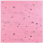 SDEPOT 30 db SDEPOT® tapéta csempe készlet, 3 mm vastag, mérete 70x77 cm, téglautánzat, minta csillagokkal, rózsaszín (SET30_TAPET_54_ROZ)
