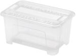 Heidrun Tex Box 1. Átlátszó Tároló doboz 4, 5L 28x18, 5x14cm tetővel (407201)