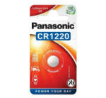 Panasonic gombelem (CR1220, 3V, lítium) 1db / csomag (CR1220EL-1B) (CR1220EL-1B)