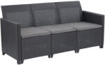  Claire 3 üléses műrattan kerti kanapé