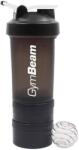 GymBeam Blend Bottle Black White 450 ml + tárolórész