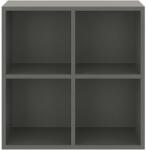  Boxie nyitott fali szekrény 80x80x37 cm antracit