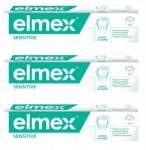 Elmex 3x Elmex Sensitive fogkrém, 75 ml, aminofluorid, érzékeny fogakra (750751)