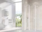 RAVAK Chrome uși de duș 90 cm înclinabilă alb mat/sticlă transparentă 1QV70E00Z1 (1QV70E00Z1)