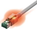 SACON Easylan CS1OAADAD0070 RJ45 Hálózati kábel, patchkábel CAT 6A S/FTP 7.00 m Szürke Kettős árnyékolás, Halogénmentes, Lángálló 1 db ( )