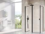 RAVAK Chrome uși de duș 90 cm înclinabilă negru mat/sticlă transparentă 1QV70300Z1 (1QV70300Z1)