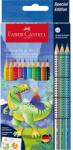 Faber-Castell Grip Dinoszaurusz 10+3 db háromszögletű színes ceruza készlet (FC201545)