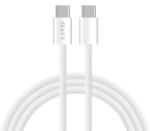 Lito Cablu de Date Type-C la Type-C 60W, 1m - (LD04) - White (KF2330315) - pcone