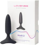 Lovense Hush 2 XS - мал презареждаем анален вибратор (25 мм) - черен
