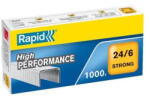 RAPID Tűzőkapocs, 24/6, horganyzott, RAPID "Strong (E24855800) - fapadospatron