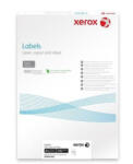 Xerox Etikett, univerzális, 63, 5x38, 1 mm, kerekített sarkú, XEROX, 2100 etikett/csomag (LX96298) - fapadospatron