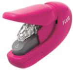 PLUS Corporation Kapocs nélküli tűzőgép, kézi, 5 lap, PLUS, rózsaszín (31148) - iconink